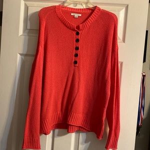 long sleeve shirt. sweater material